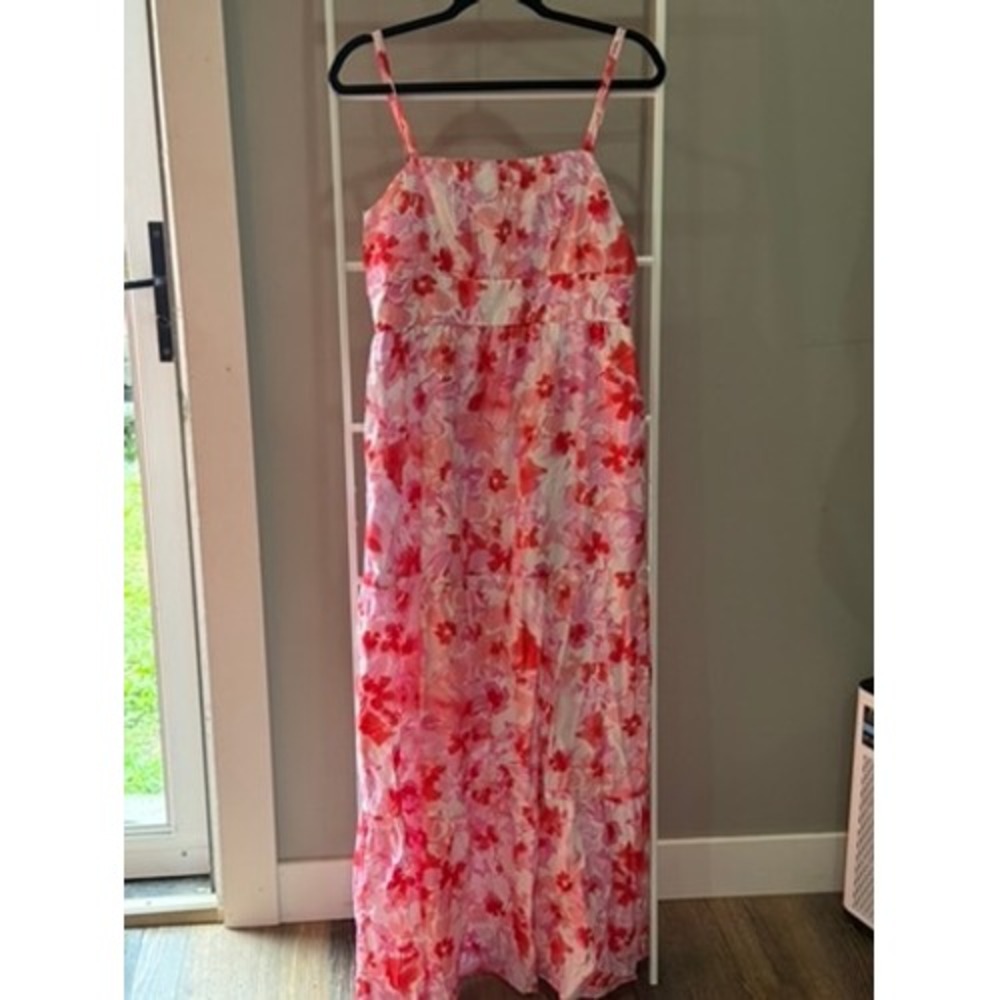 The General Good Floral Maxi Dress PL Smocked Cotton Cottagecore Coquette